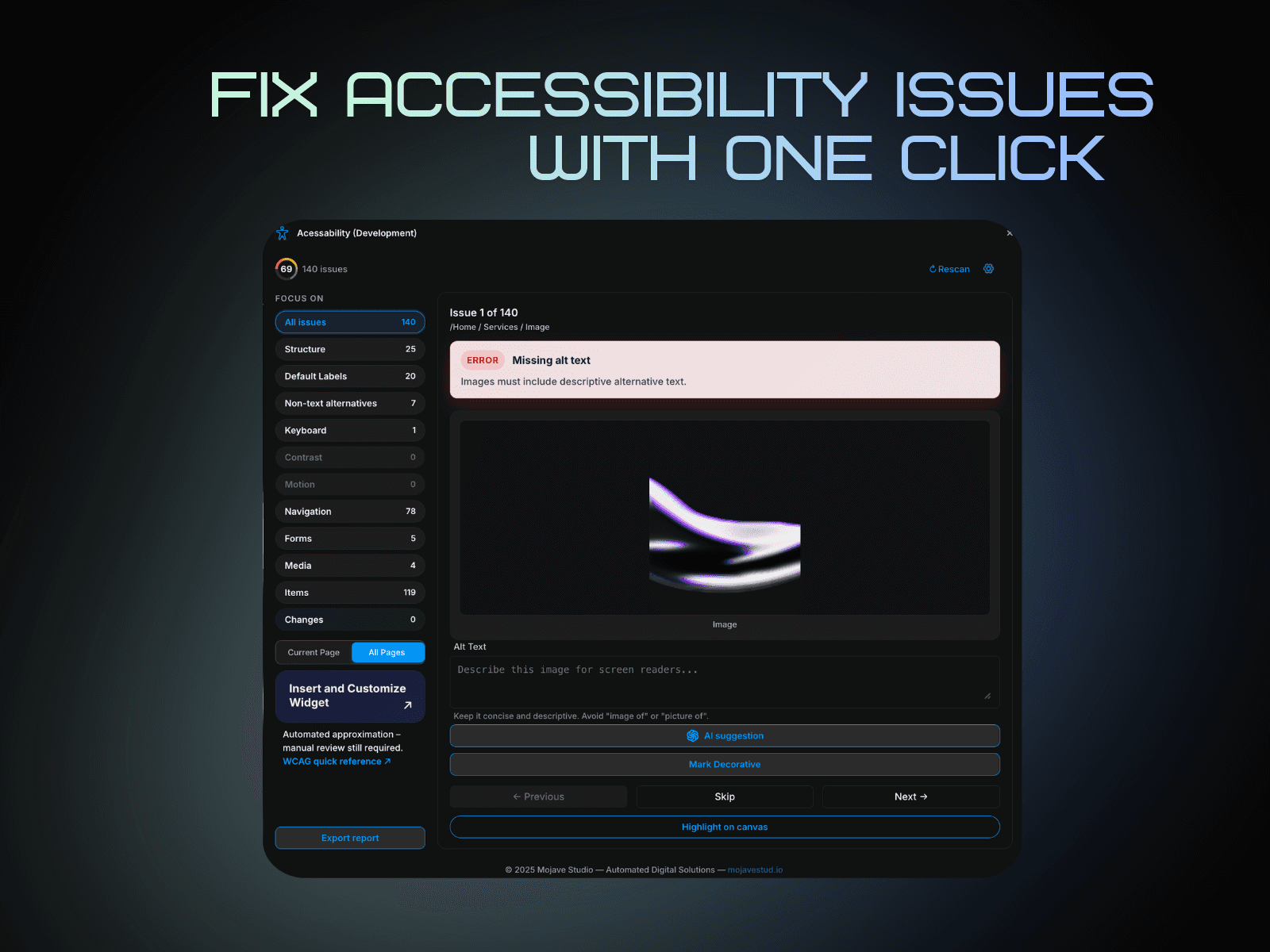 Accessibility for Framer 2