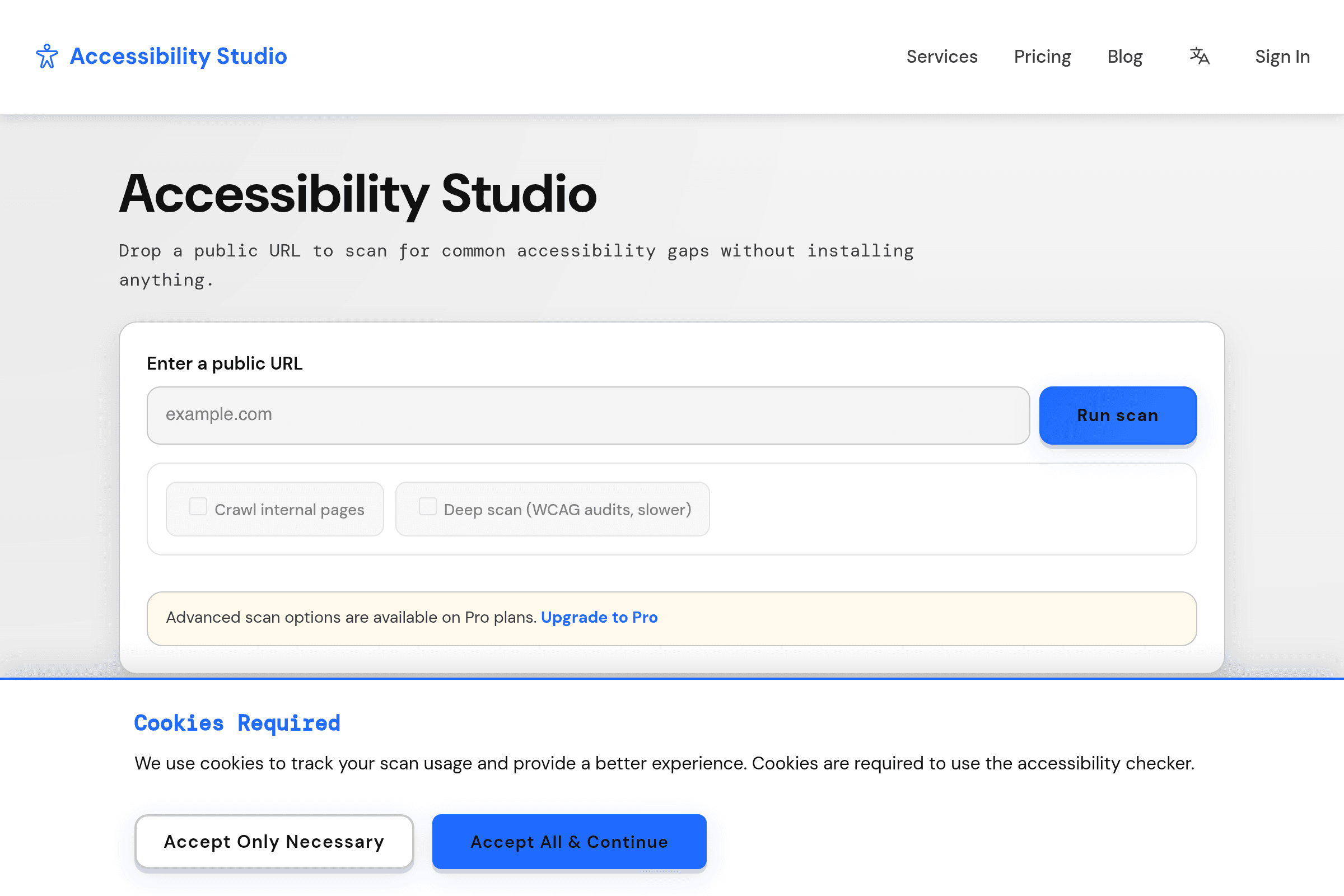 accessibilitystud.io website
